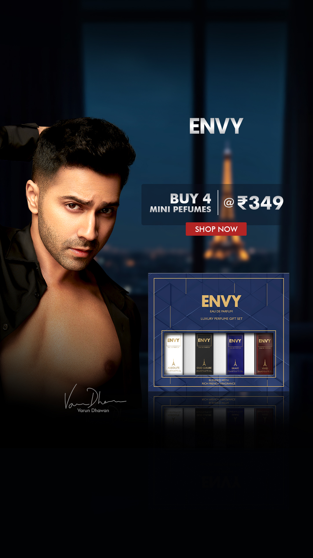 ENVY Perfume Facebook ad