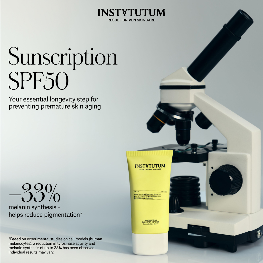 Instytutum Result-Driven Skincare Facebook ad