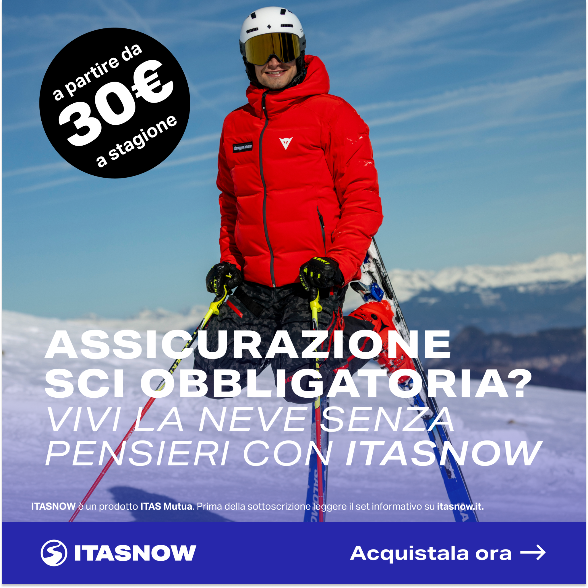 Itasnow Facebook ad from Nov 18, 2025