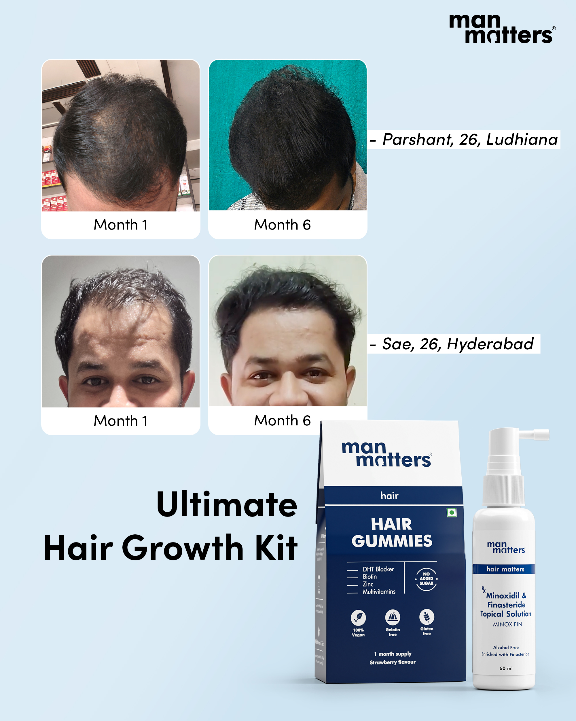 Hair Matters by Man Matters Facebook ad