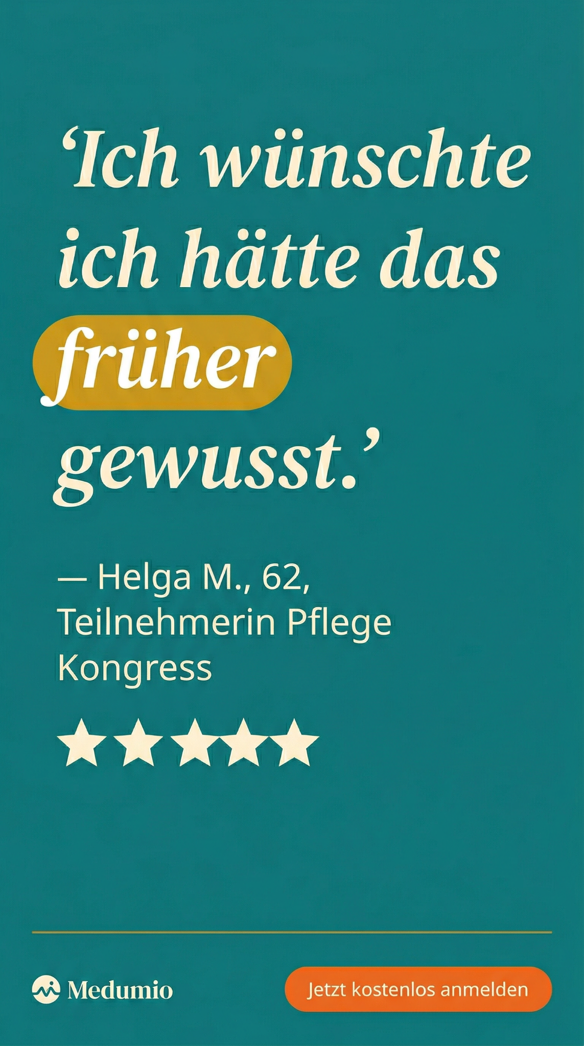 Medumio - Wissen, was hilft. Wissen, das hilft. Facebook ad