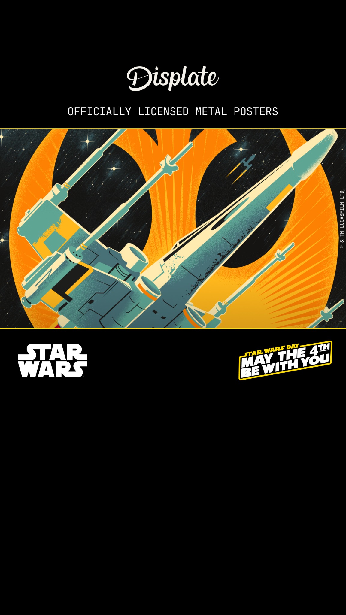 Displate Facebook ad