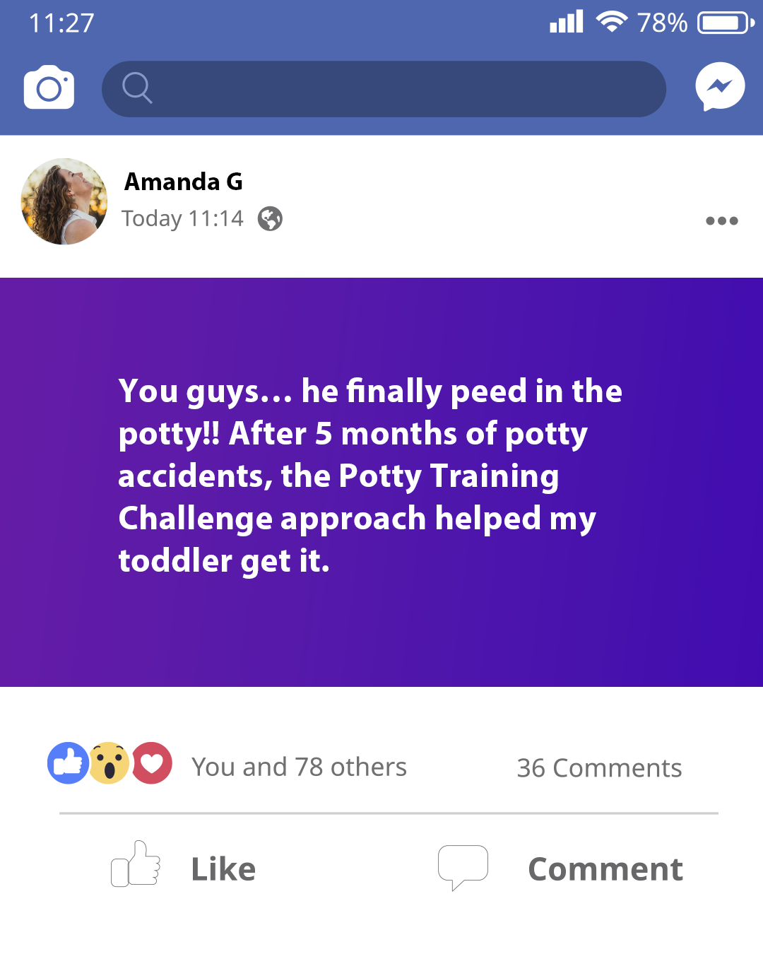 Parenting Leader Facebook ad