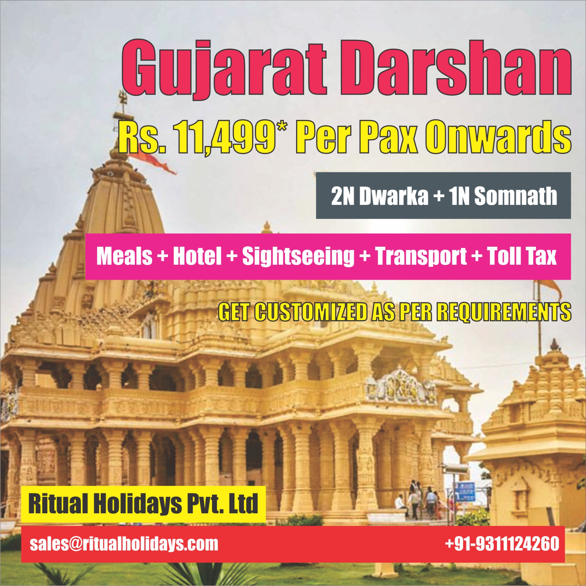 Ritual Holidays Pvt Ltd Facebook ad