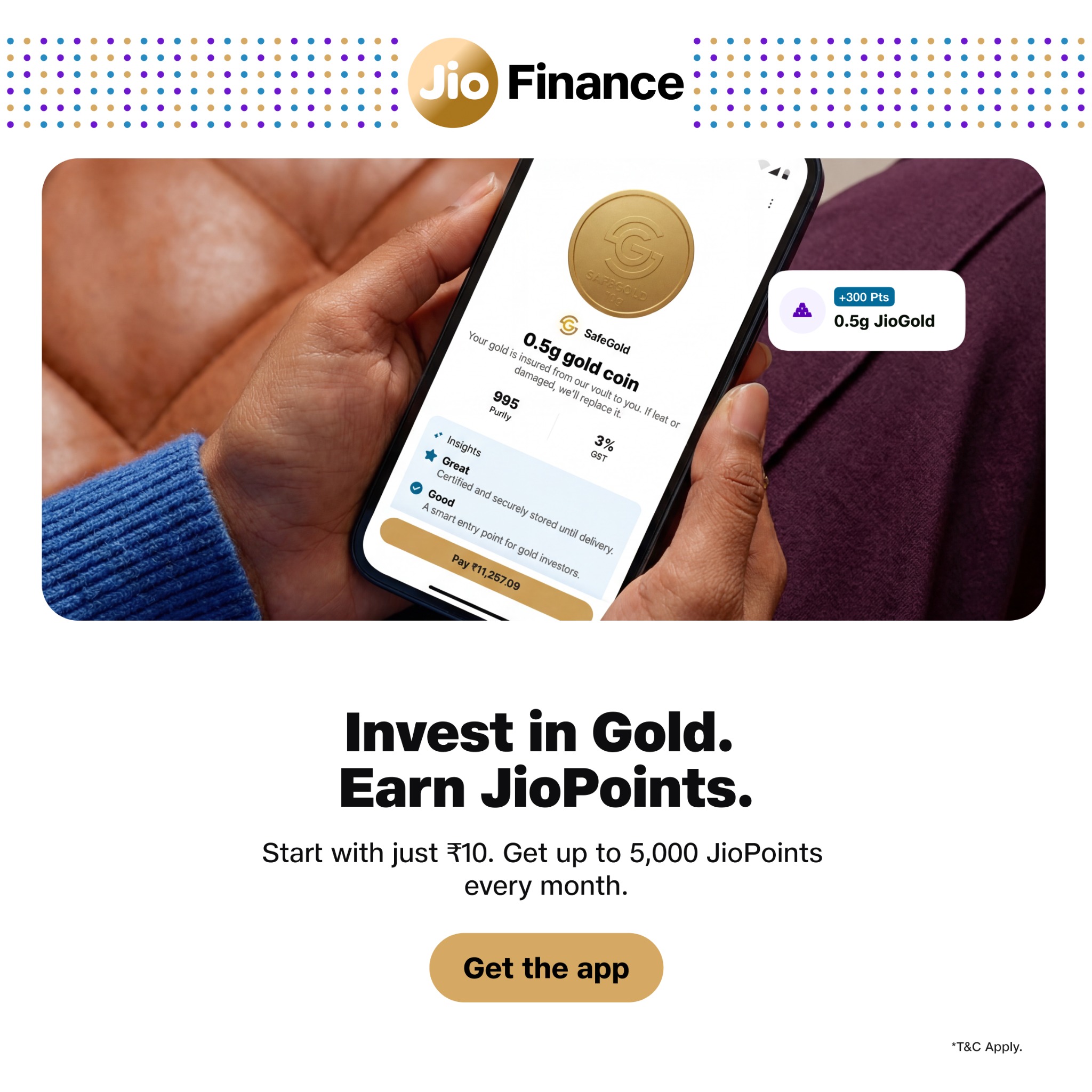 JioFinance Facebook ad