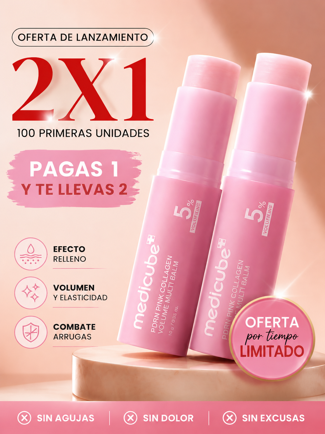 Lisse Facebook ad: Tu piel no necesita más hidratación. Necesita esto.