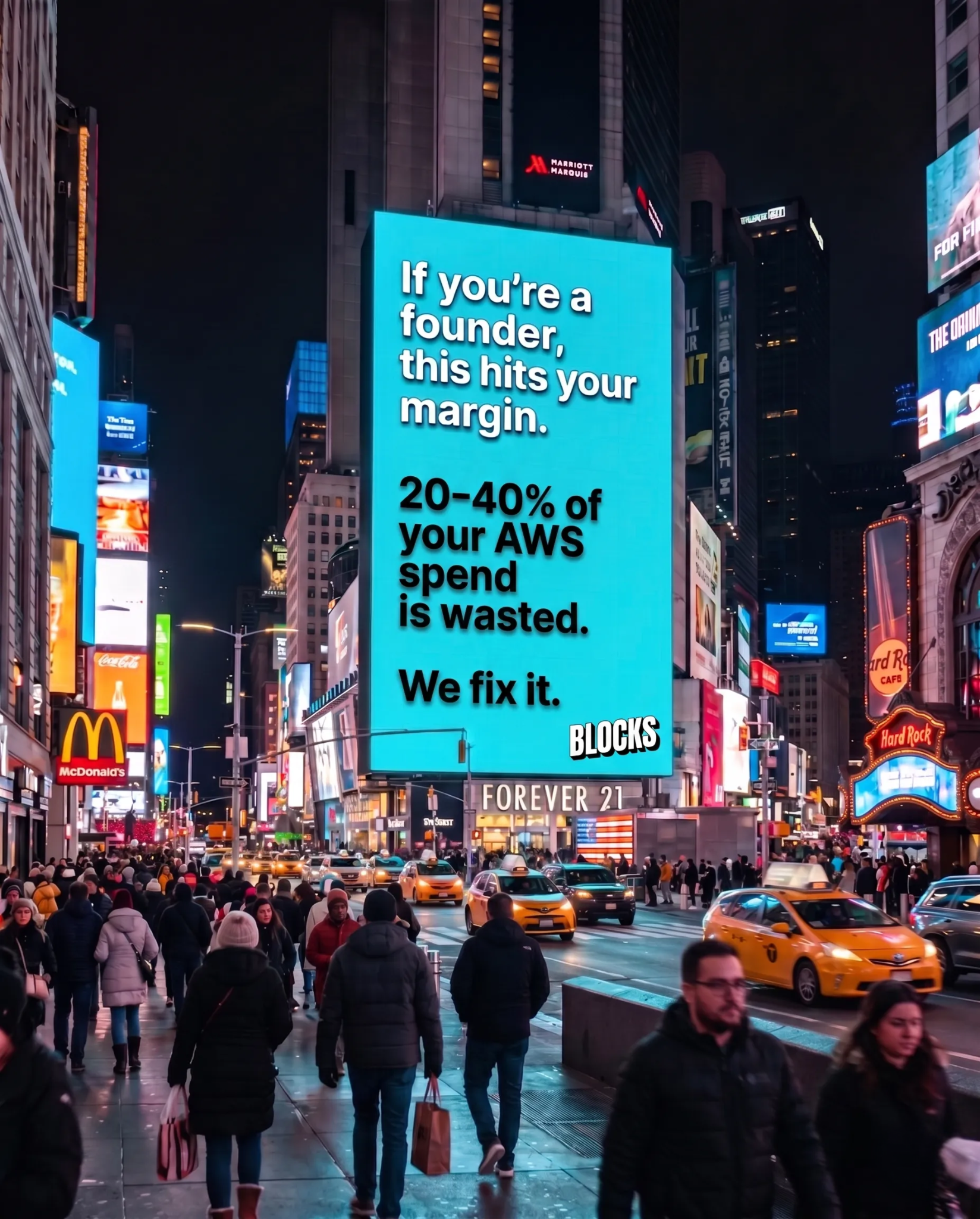 Blocks - AWS Cost Optimization Facebook ad