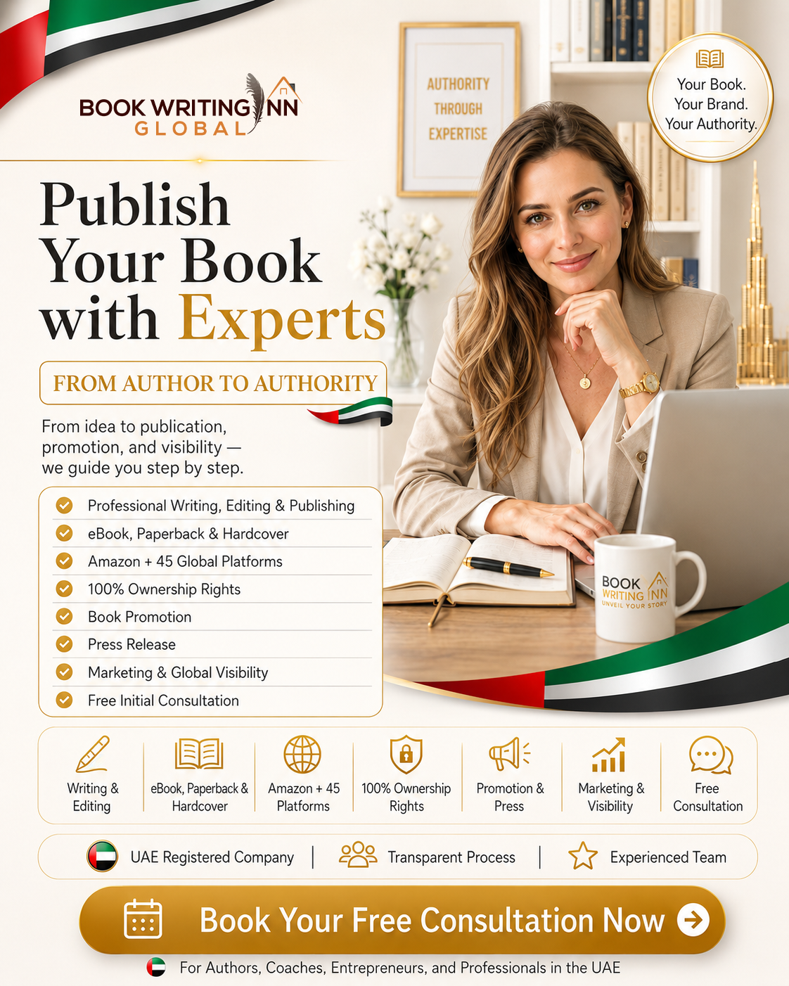 Book Writing Inn Global LLC Facebook ad