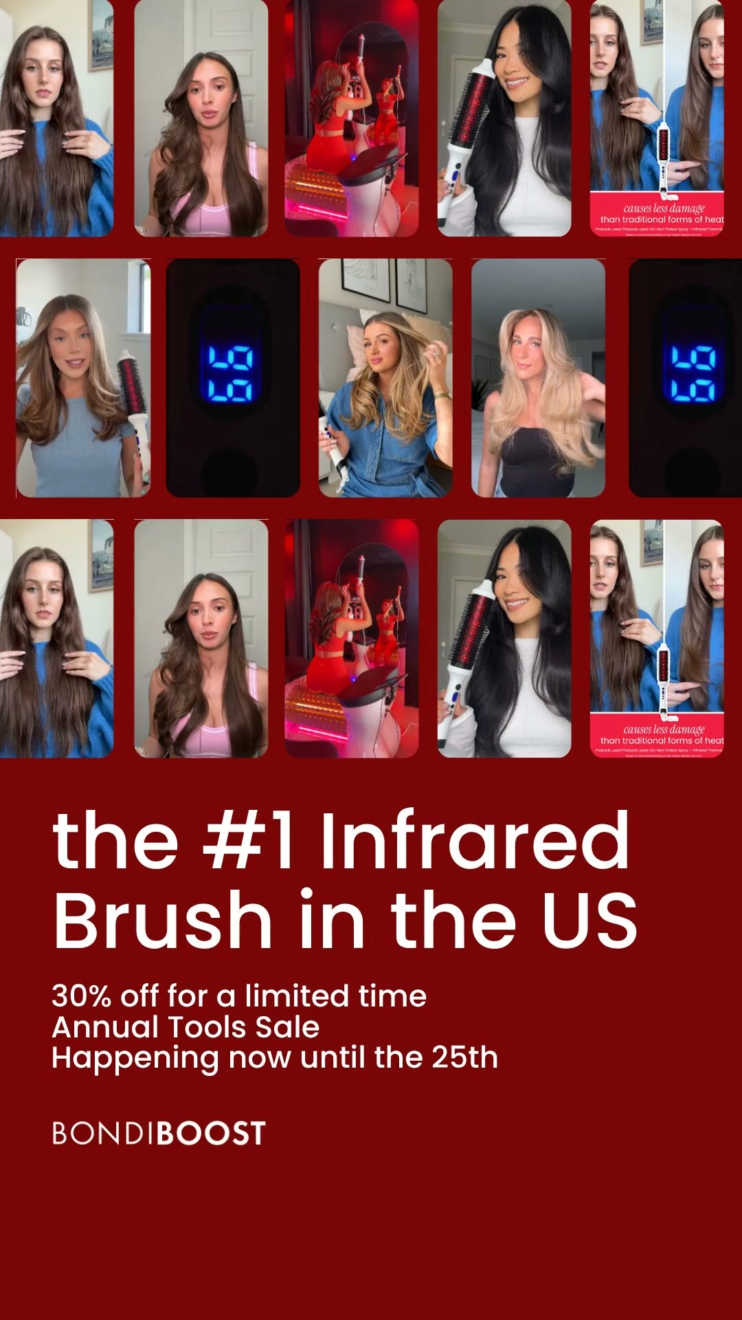 BondiBoost Facebook ad: 30% off for a limited time