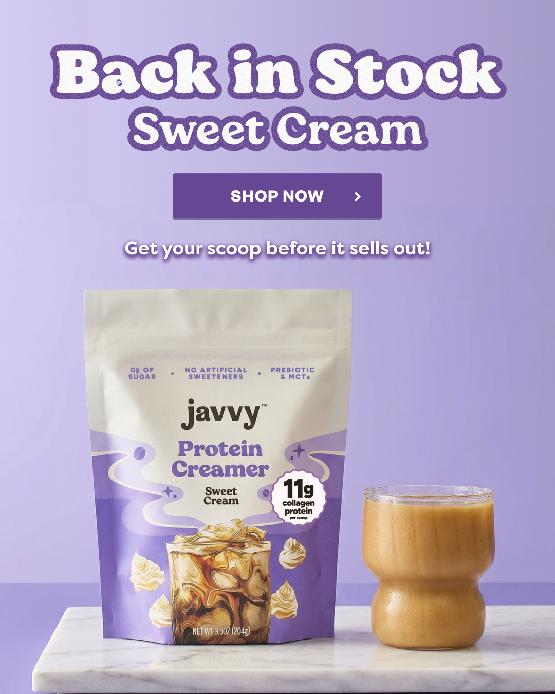 Javvy Facebook ad