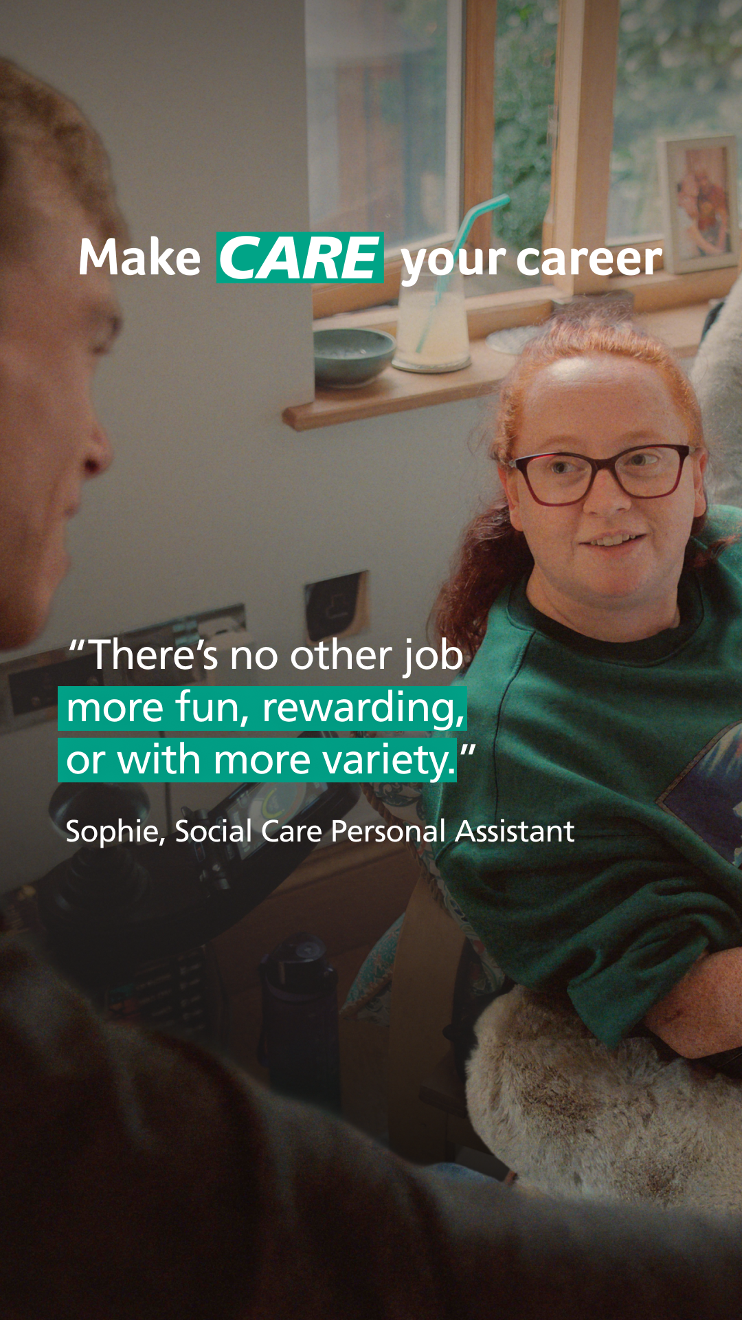 Work in Social Care Facebook ad from Jan 21, 2026