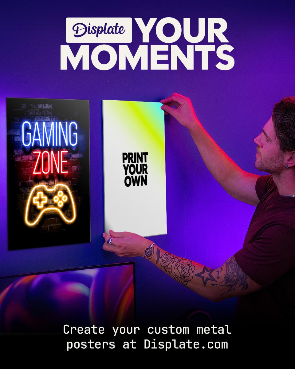 Displate Facebook ad