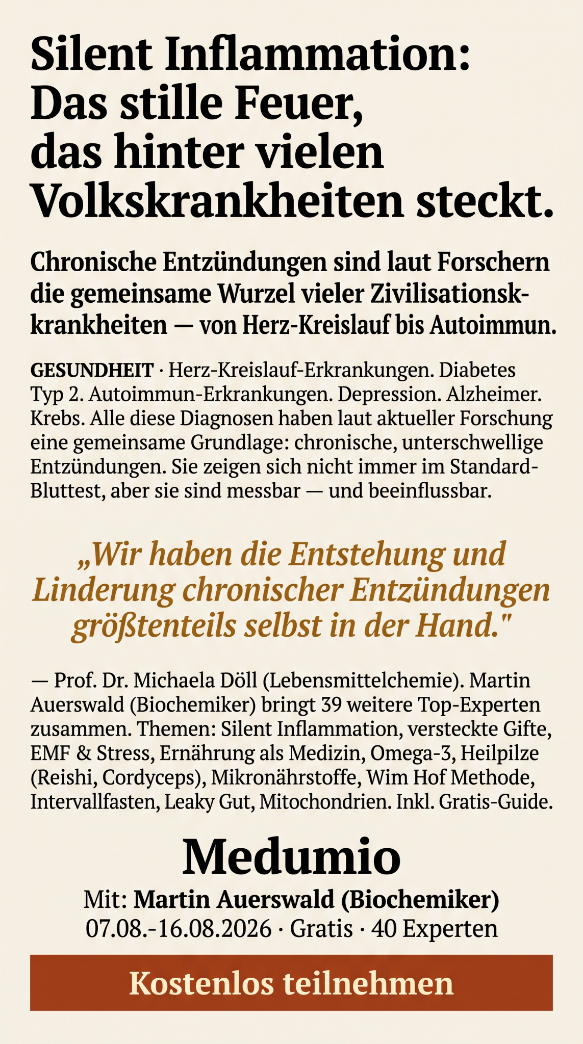 Medumio - Wissen, was hilft. Wissen, das hilft. Facebook ad