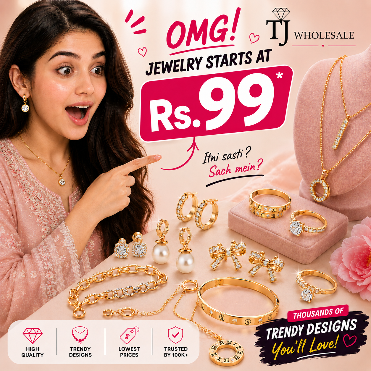 TJ Wholesale Jewelry Facebook ad