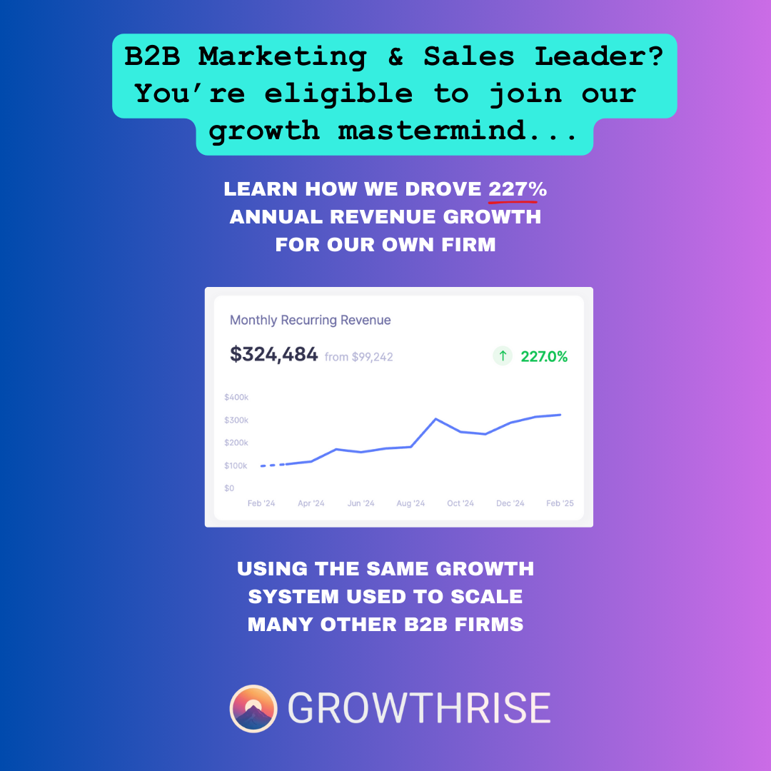 GrowthRise Facebook ad