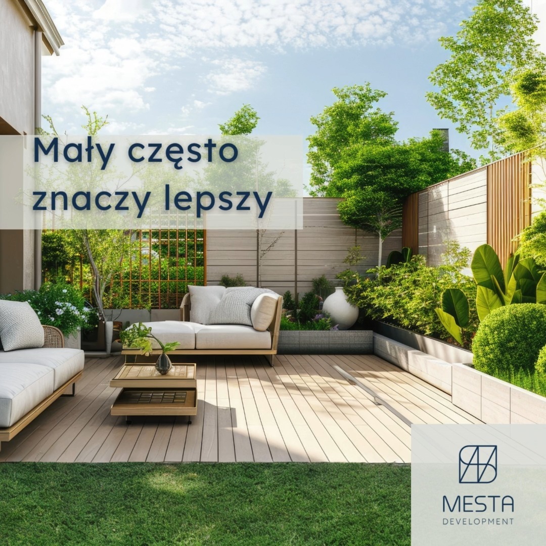 Mesta Development Facebook ad: Zalety małego ogródka