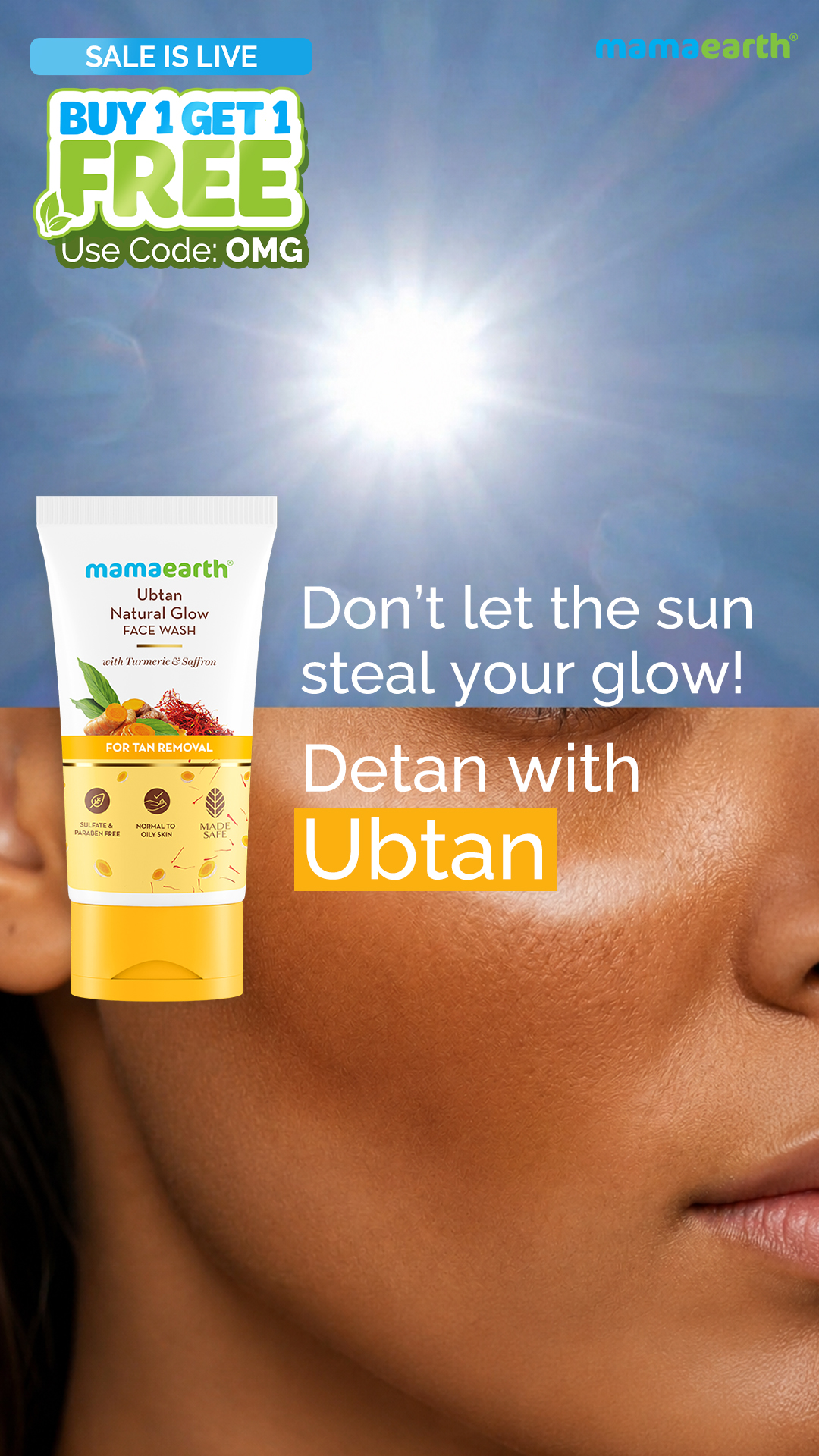 Mamaearth Facebook ad