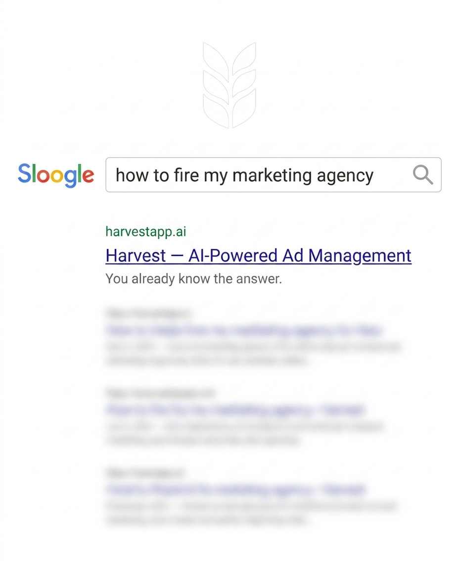 Harvest AI Facebook ad: The AI-Powered Ad Manager
