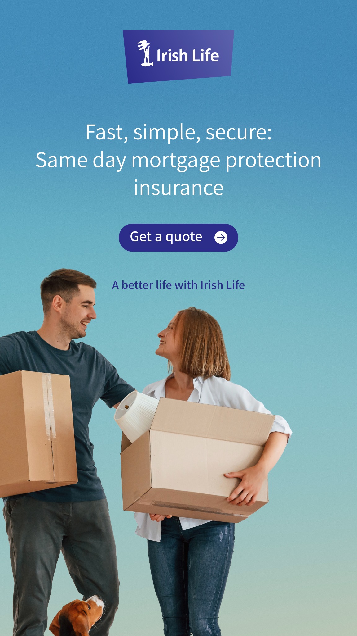 Irish Life Facebook ad from Mar 6, 2026