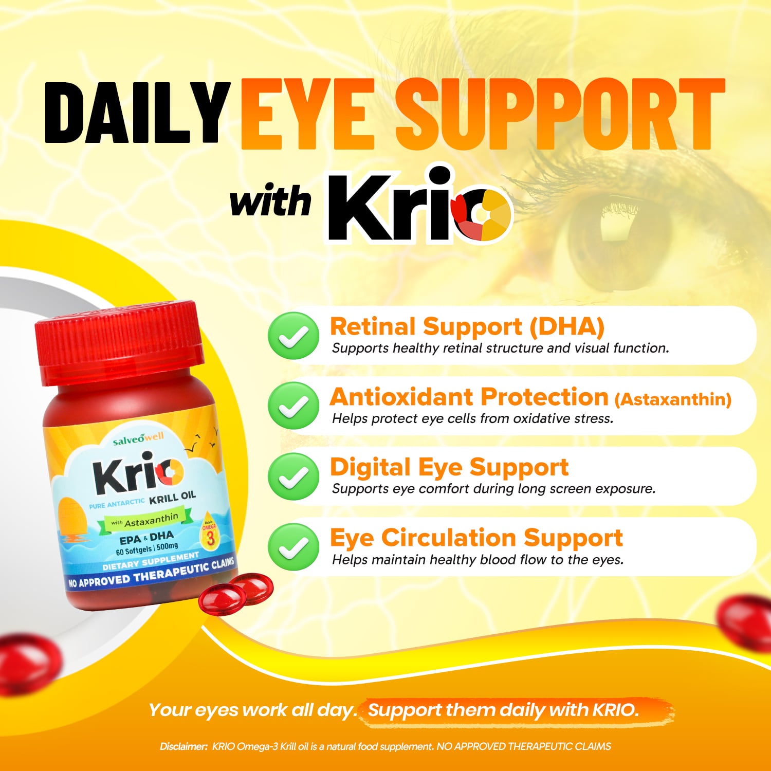 KRIO Omega-3 by Salveo Facebook ad: Puyat + screen timeโฆ