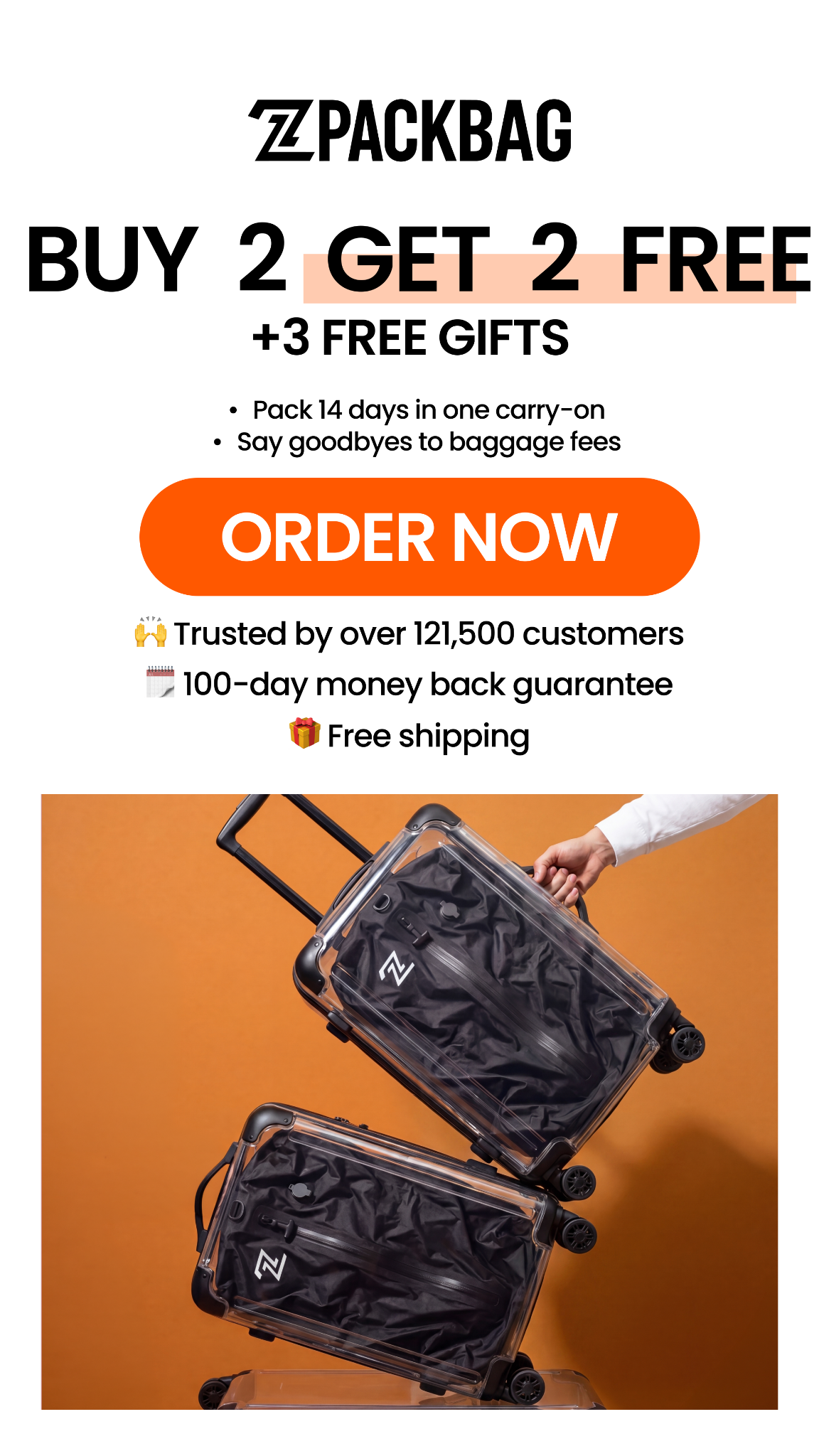 2packbag Facebook ad