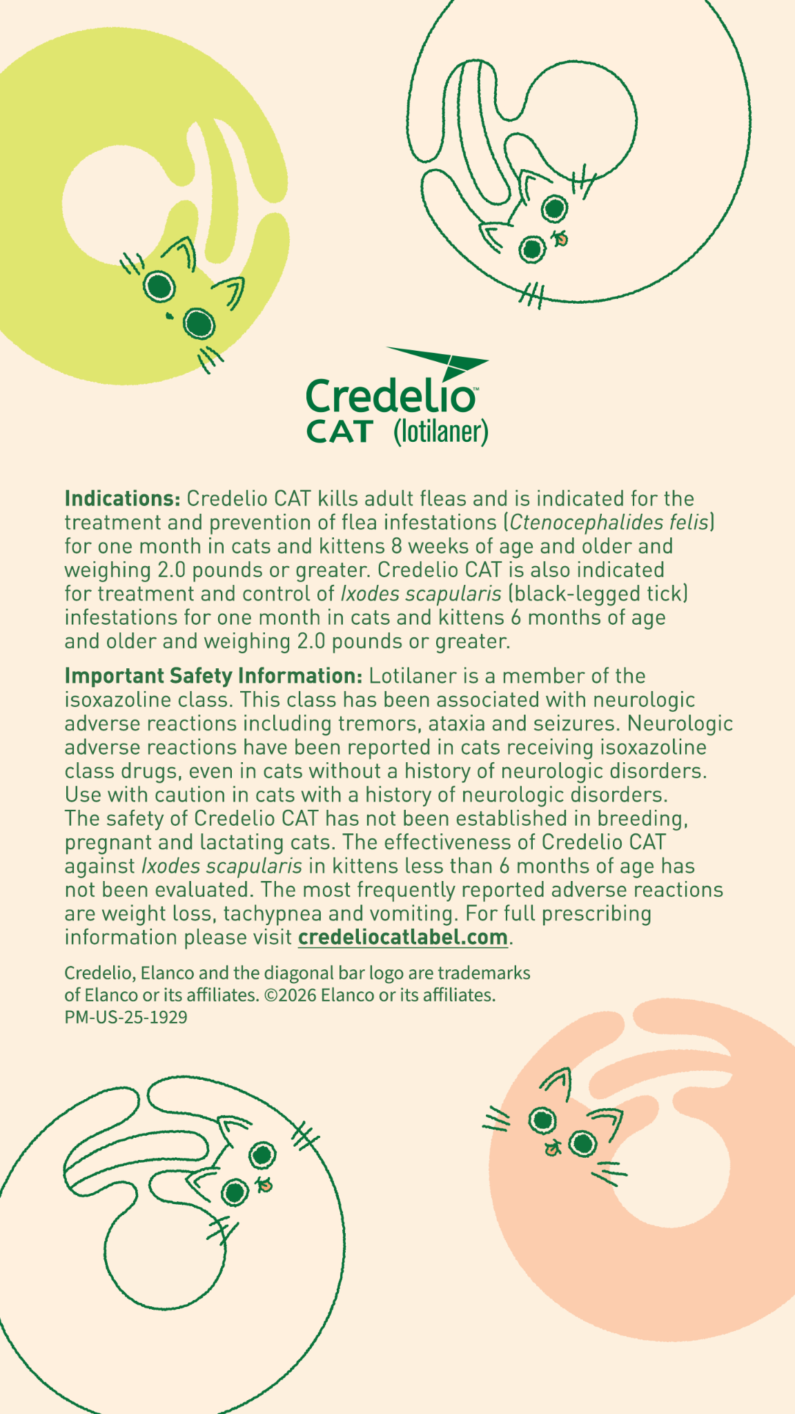 Credelio CAT (lotilaner) Facebook ad from Mar 2, 2026
