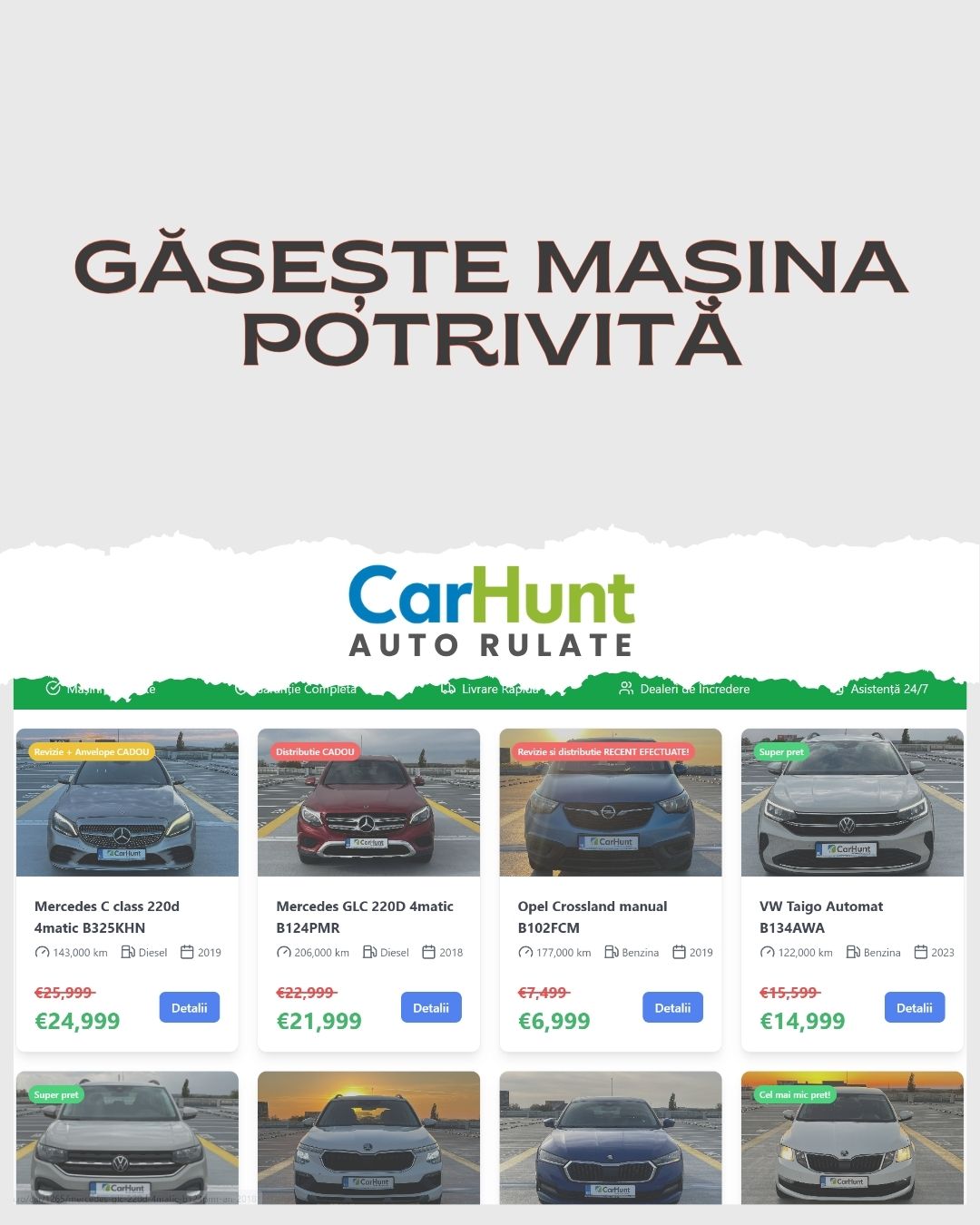 Carhunt Auto Rulate Facebook ad from May 29, 2026