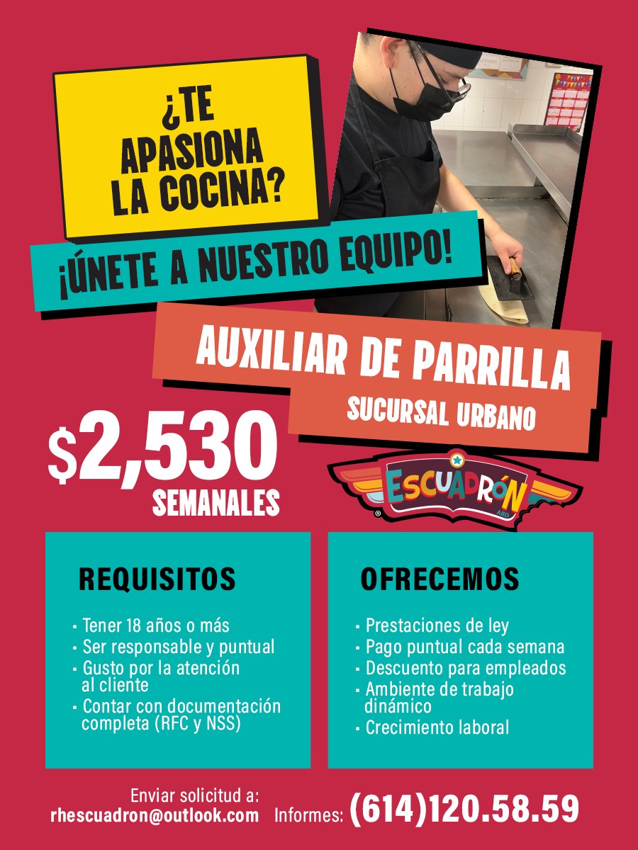 Reclutamiento Escuadrón Montados y Burritos Facebook ad: UNETE A NUESTRO EQUIPO