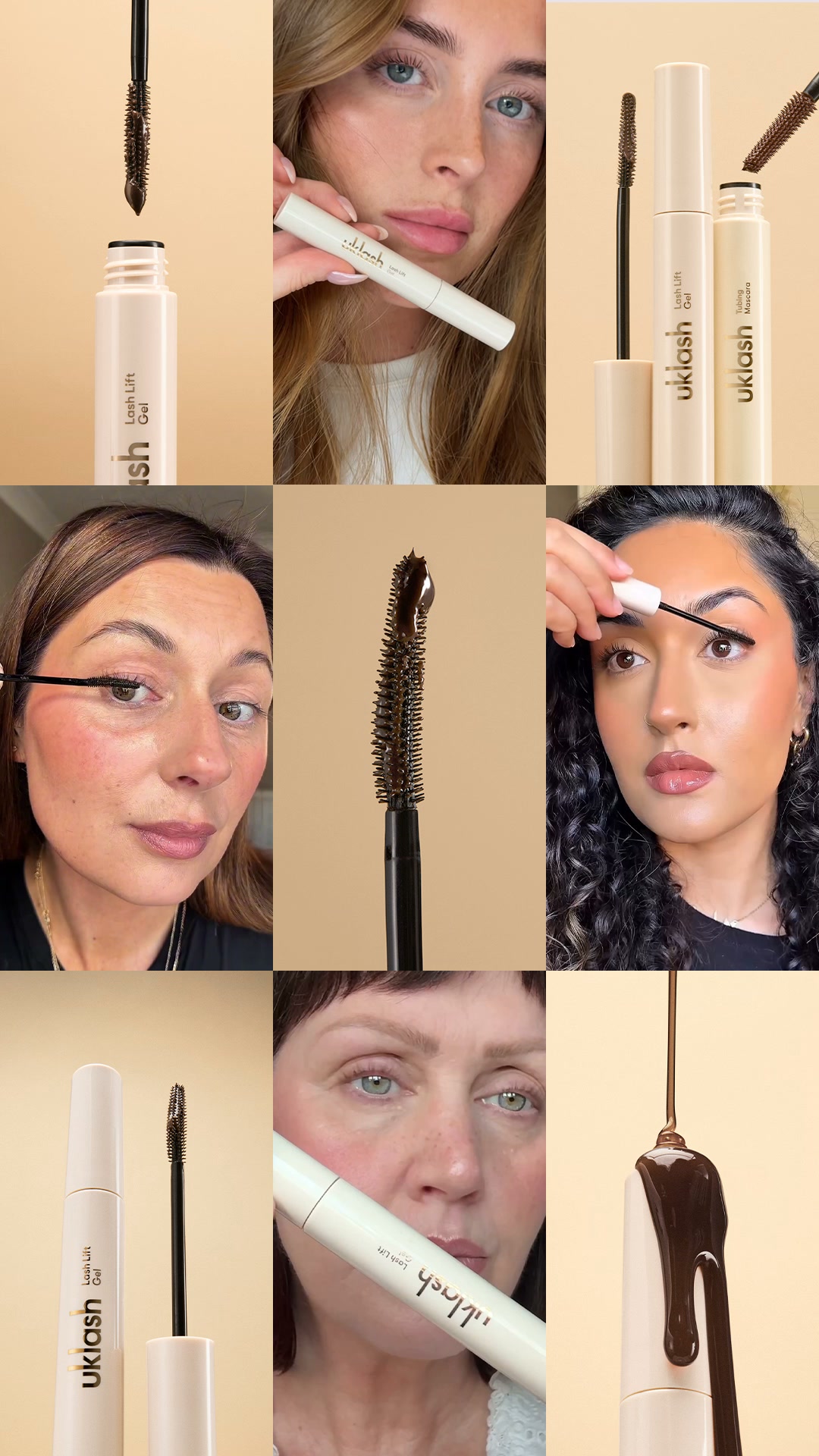 Uklash Facebook ad: NEW IN: Lash Lift Gel