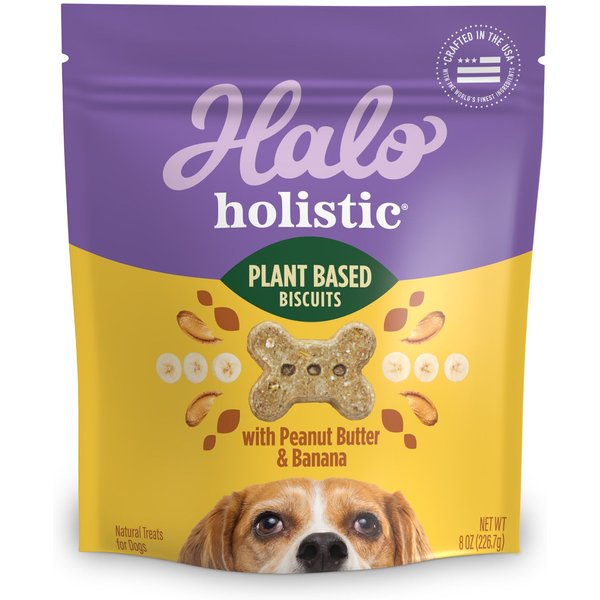 Chewy Facebook ad: Halo Plant-based Recipes, Complete & Balanced