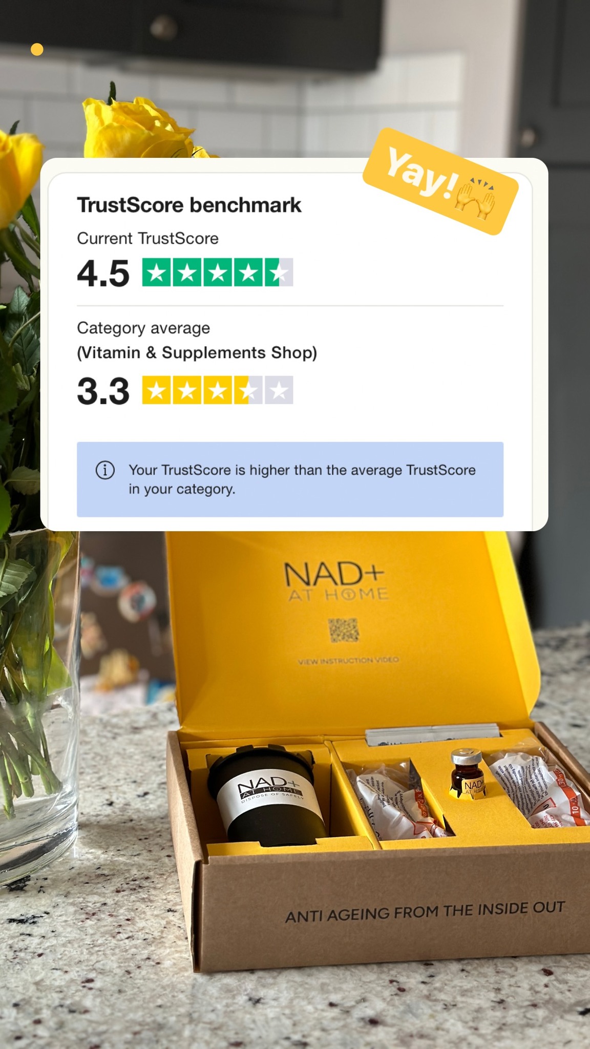 NAD+ AT HOME Facebook ad