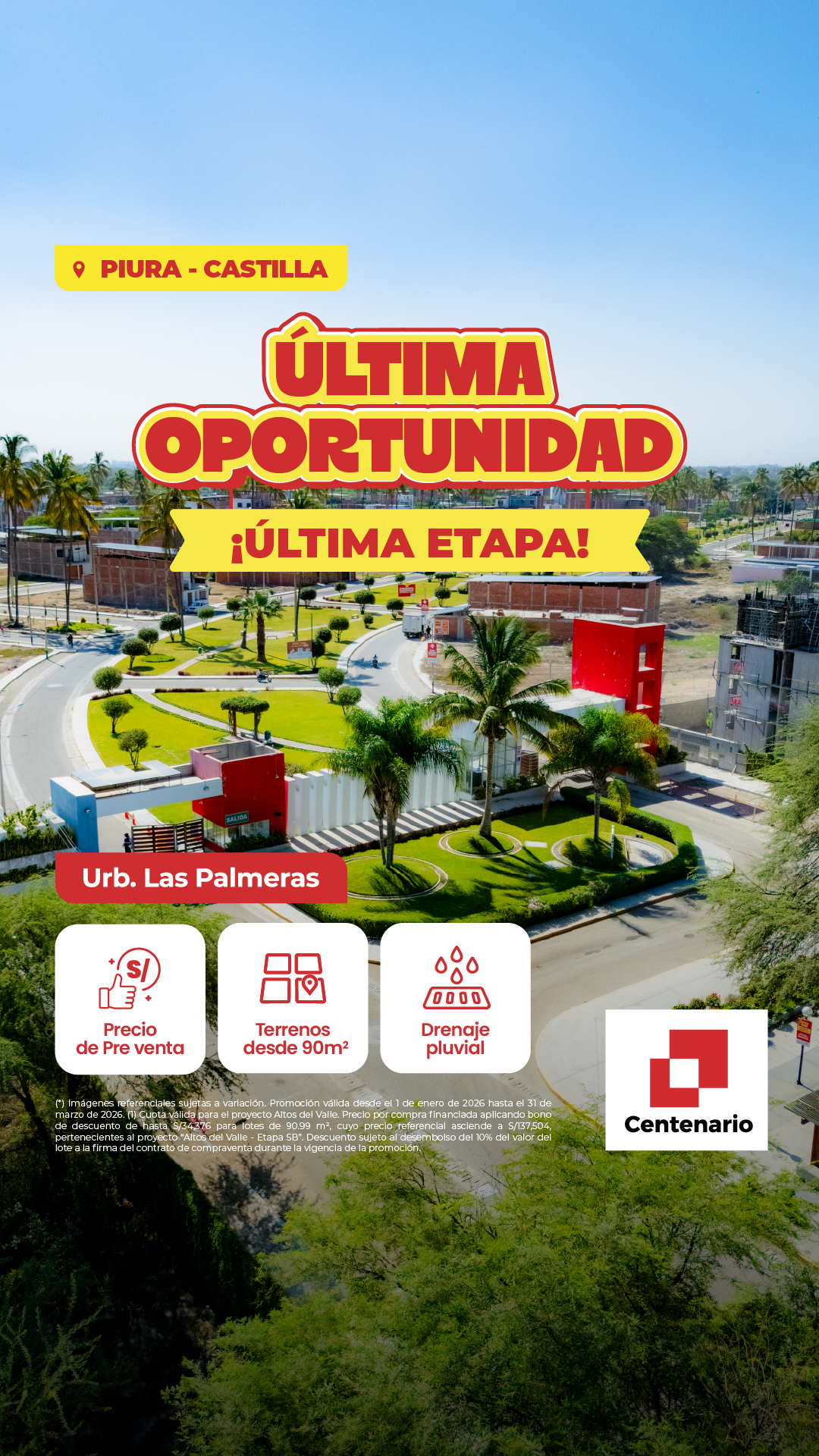 Centenario Urbanizaciones Facebook ad
