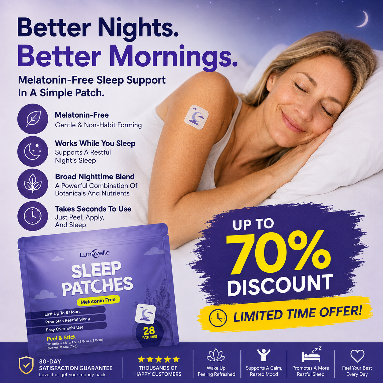 The Wellness Daily Facebook ad: Sleep Support Made Simple