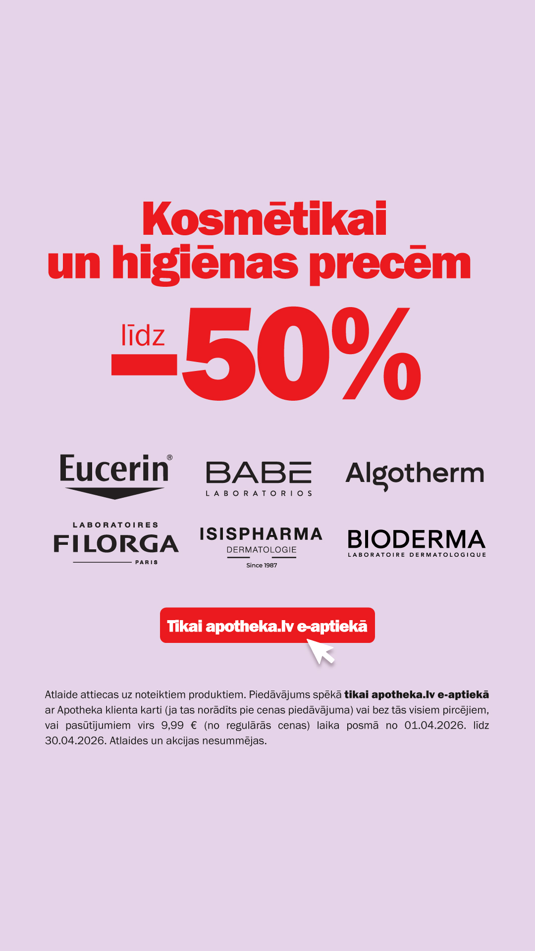 Apotheka Latvija Facebook ad