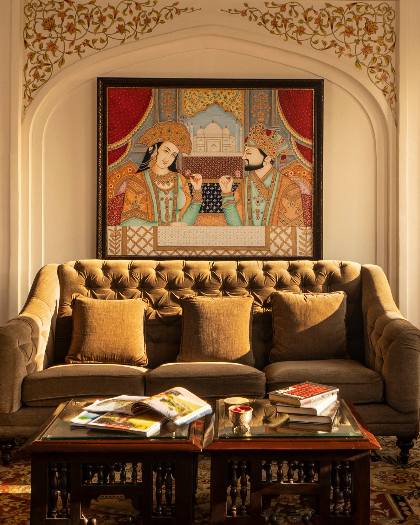Fairmont Jaipur Facebook ad: Intricate carvings. Ornate detailing.