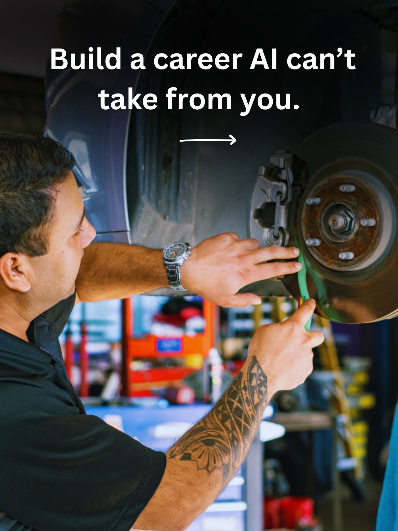 Ignition Leadership Facebook ad: Some careers are built on trends.