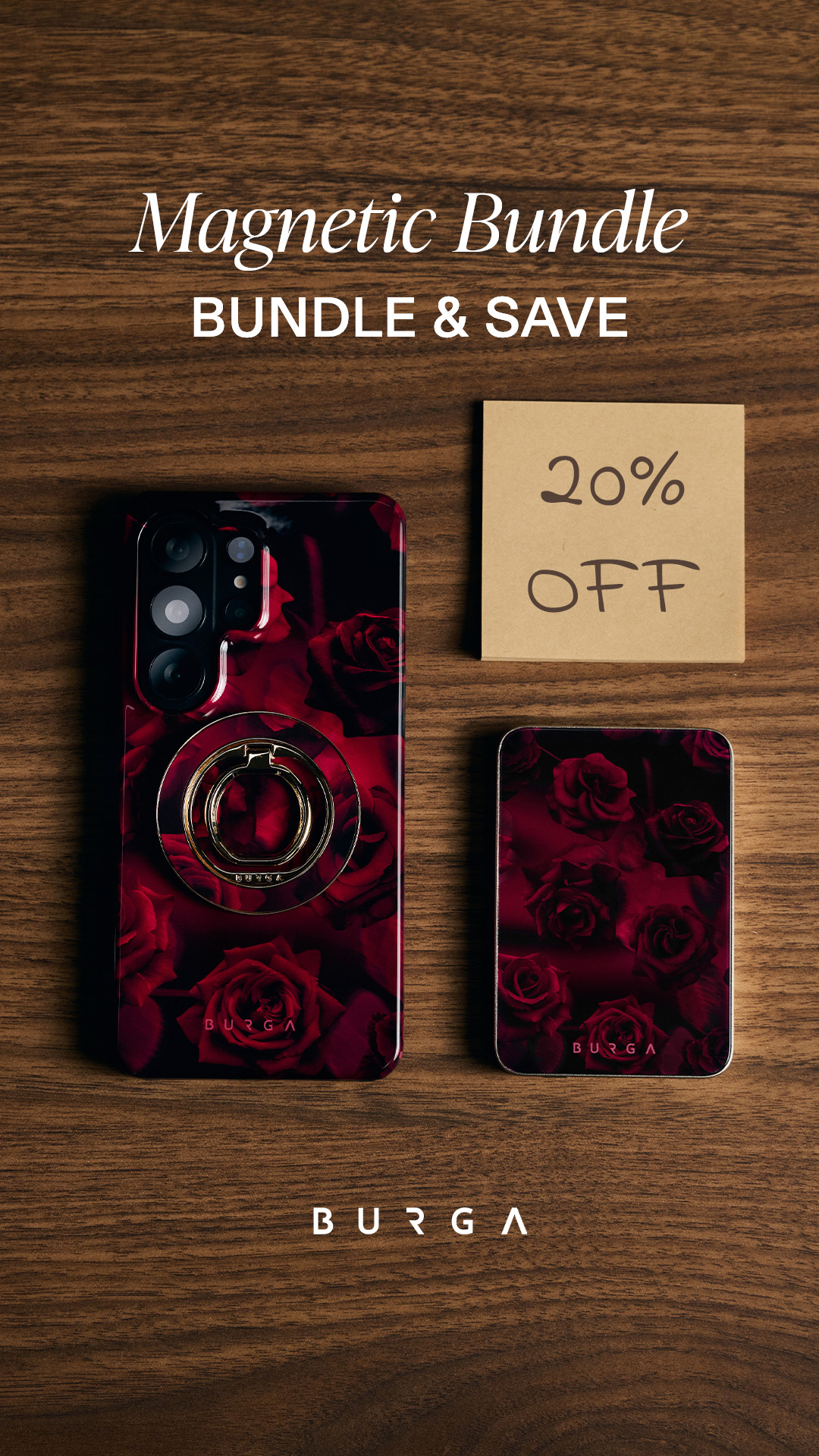 BURGA Cases Facebook ad