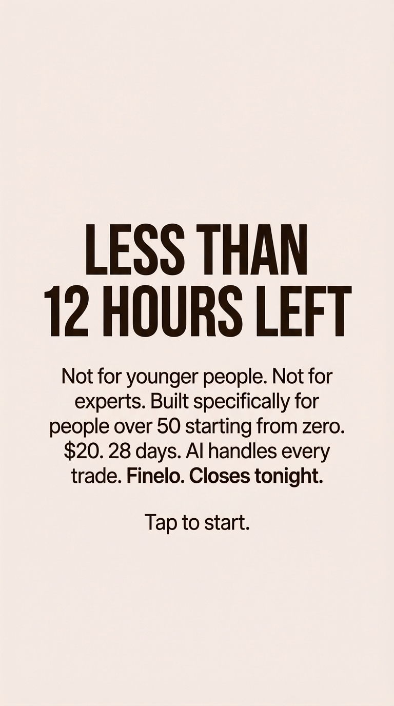 Finelo Facebook ad: Start Now!