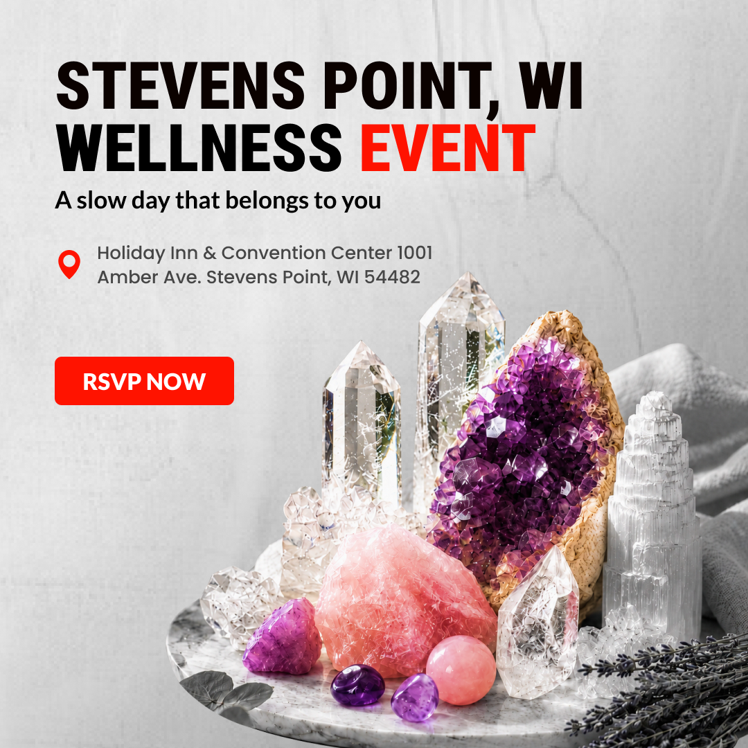 Rooted Holistic Healing & Wellness Fairs Facebook ad: Holistic Healing & Wellness Fair Stevens Point, WI