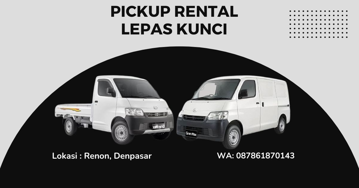 Bali Pickup Truck Rental Facebook ad: Menyewakan Pickup Lepas Kunci