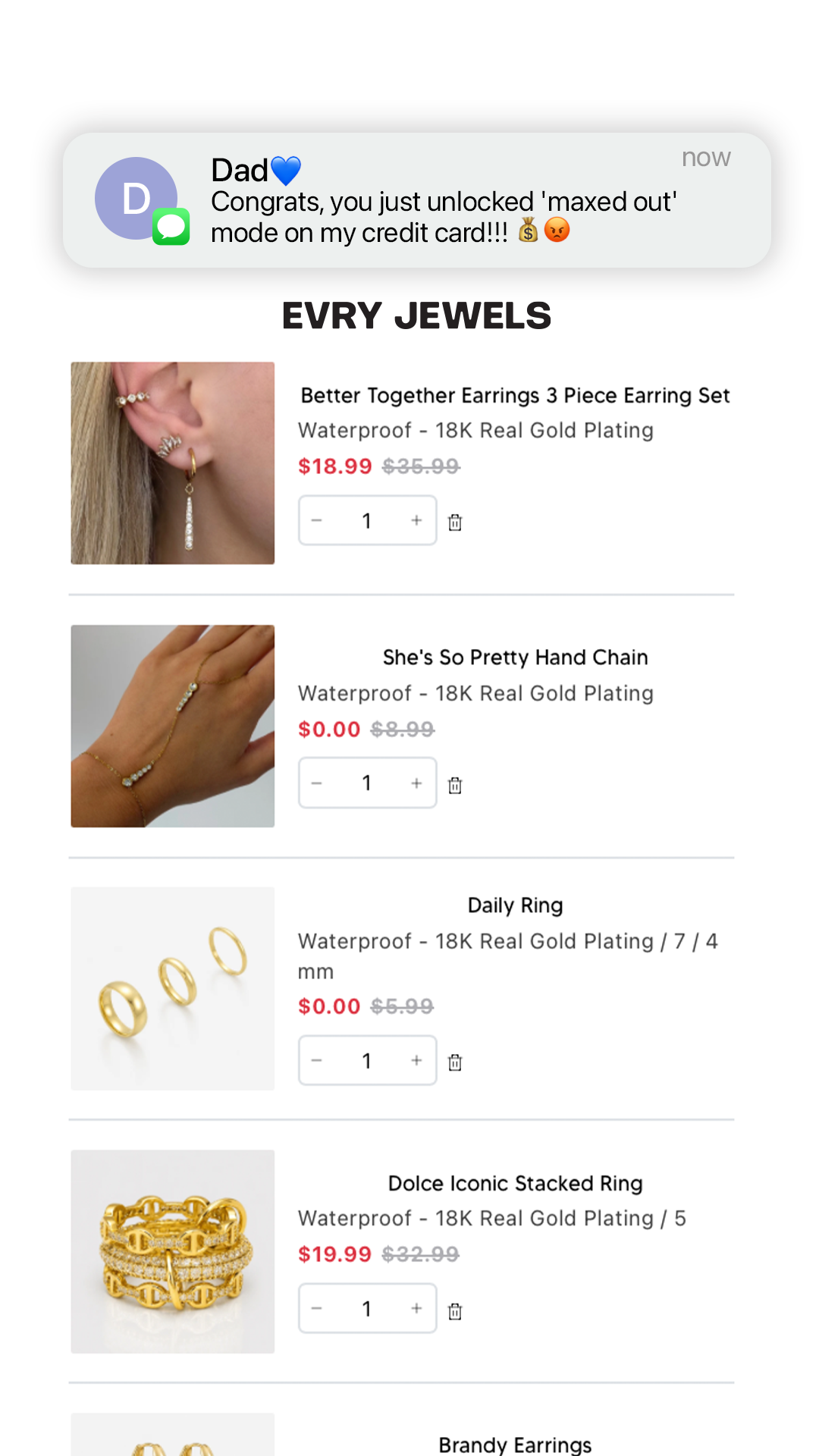 evryjewels Facebook ad