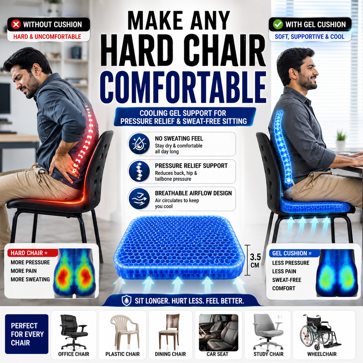 Naya Product Facebook ad: Gel Seat Cushion