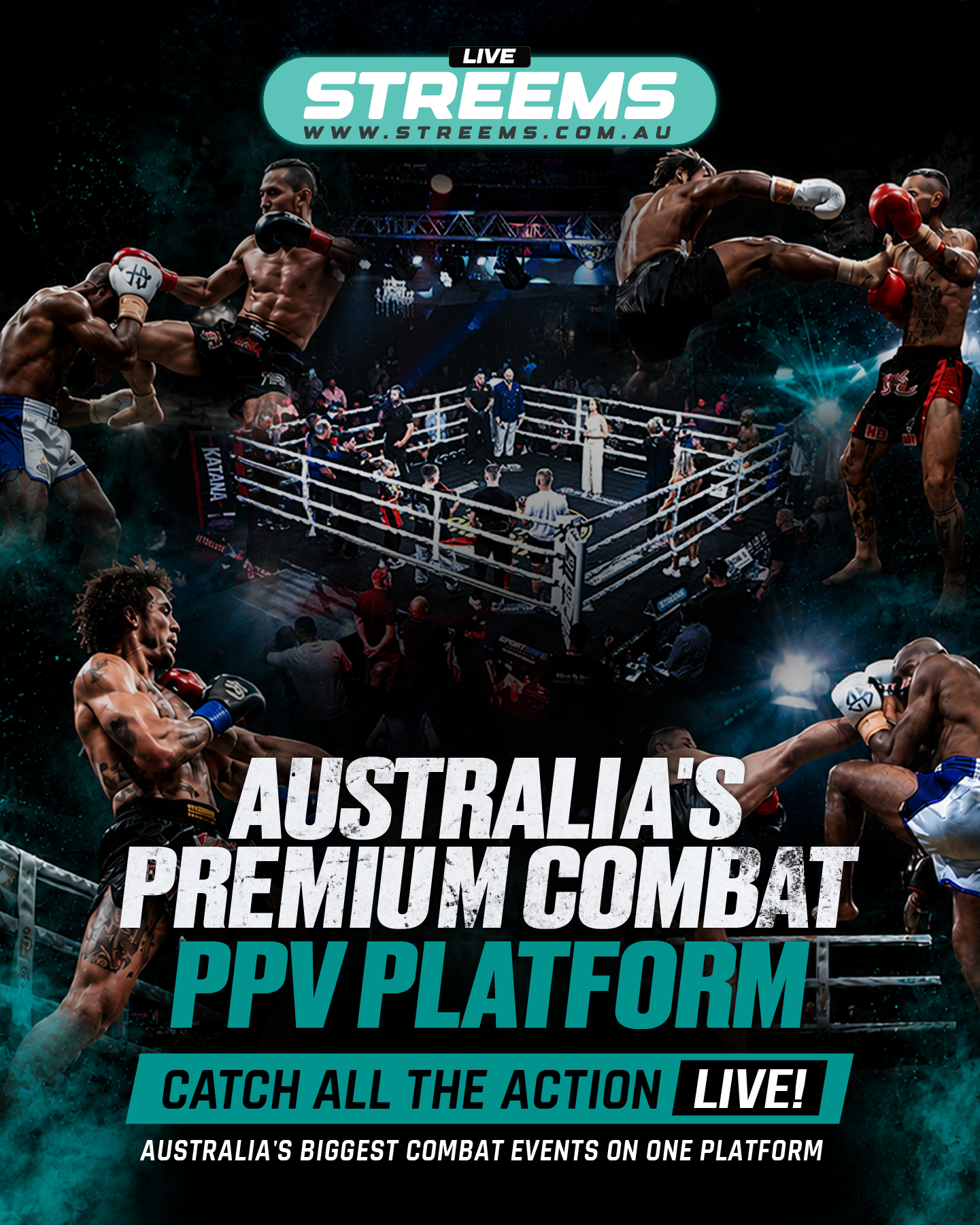 Streems Facebook ad: Oceania’s Home of Combat Sports Broadcasting