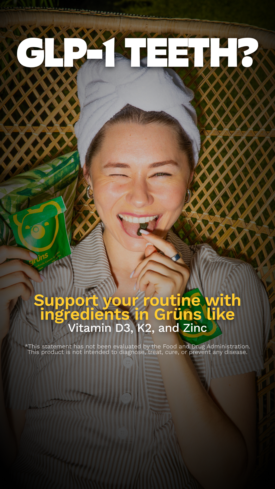 Grüns Facebook ad