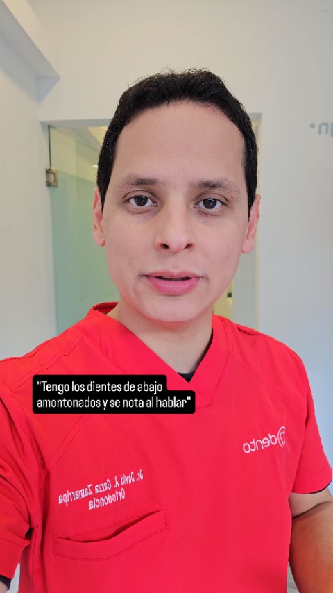 Dr David Garza Invisalign Facebook ad: Te ha pasado que al platicar con alguien…