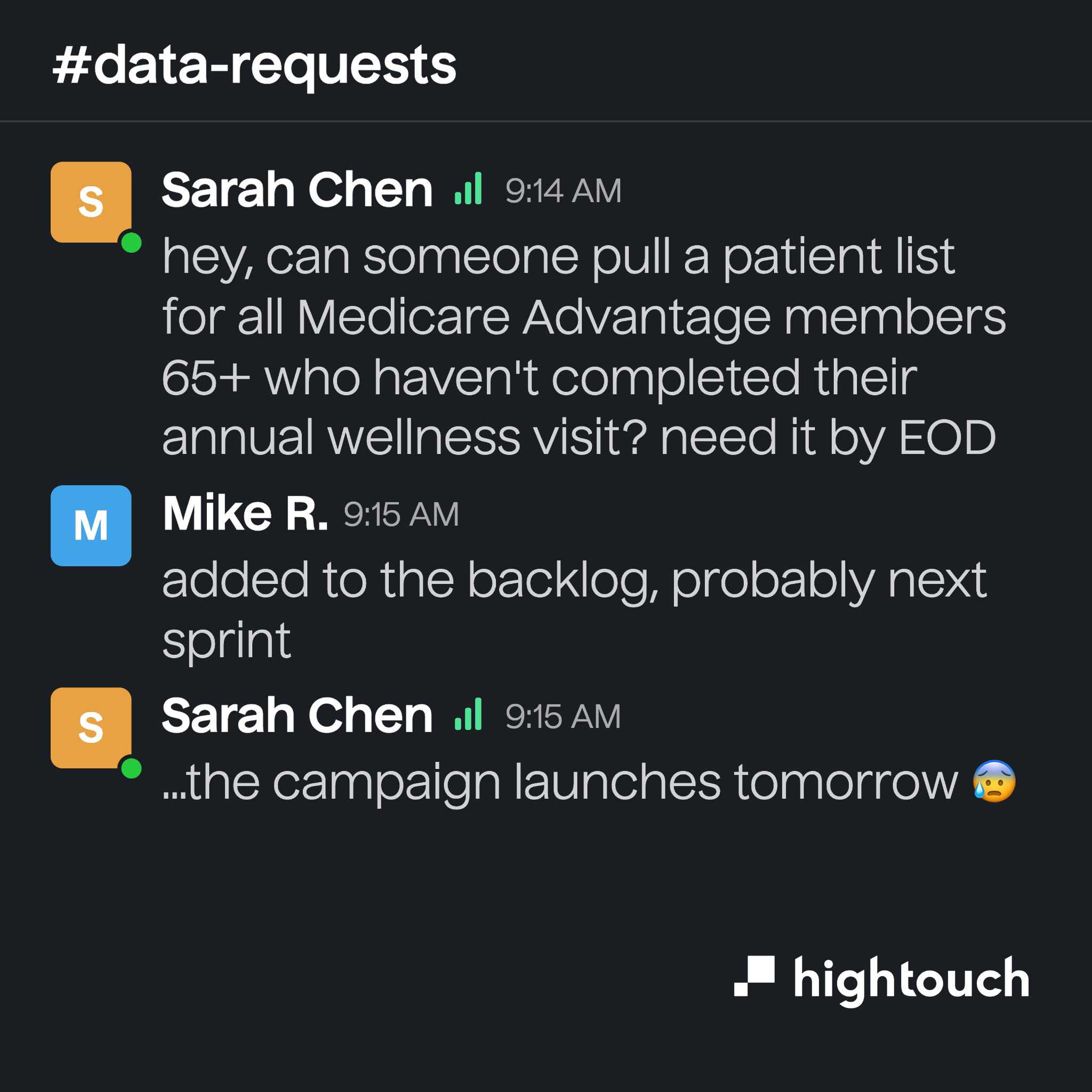 Hightouch Facebook ad