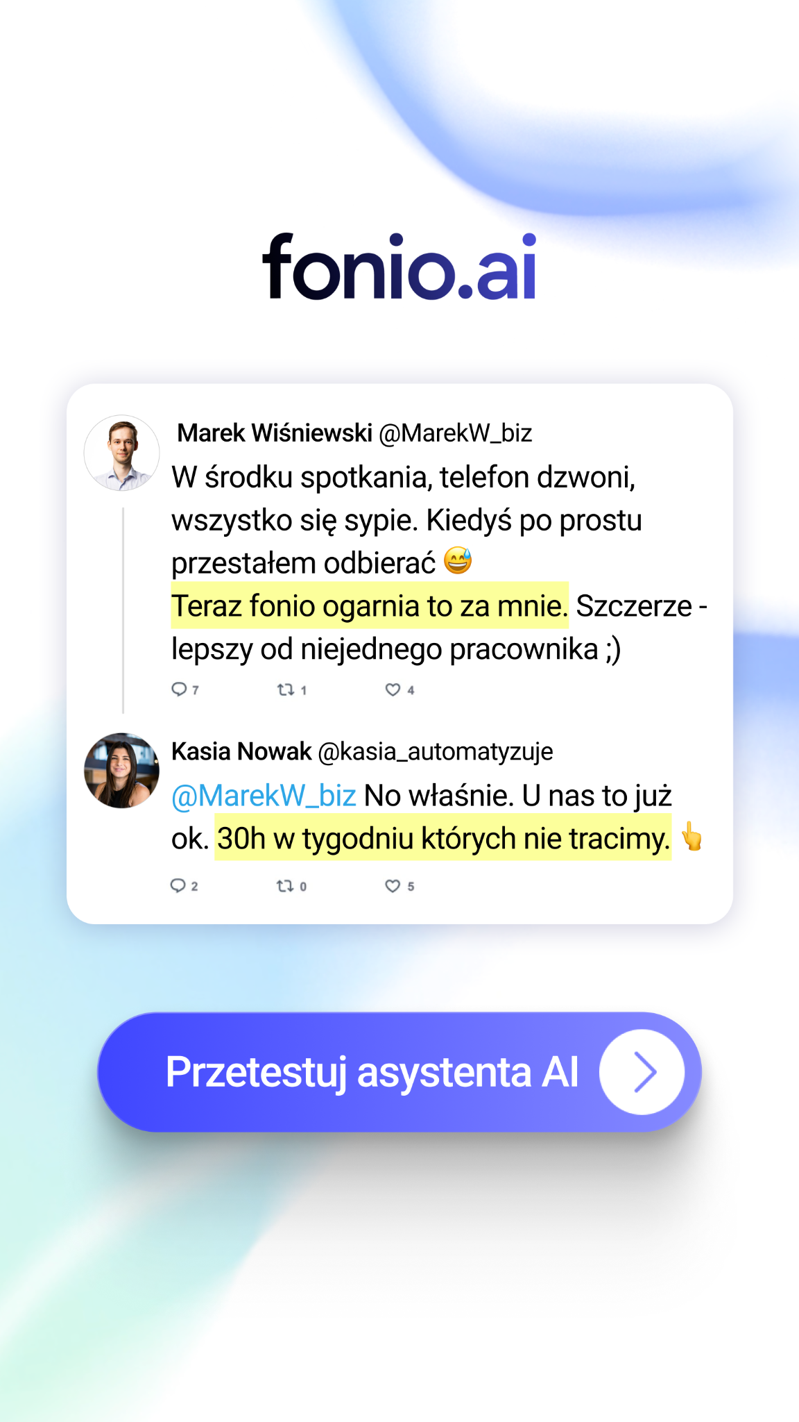Fonio.ai Facebook ad