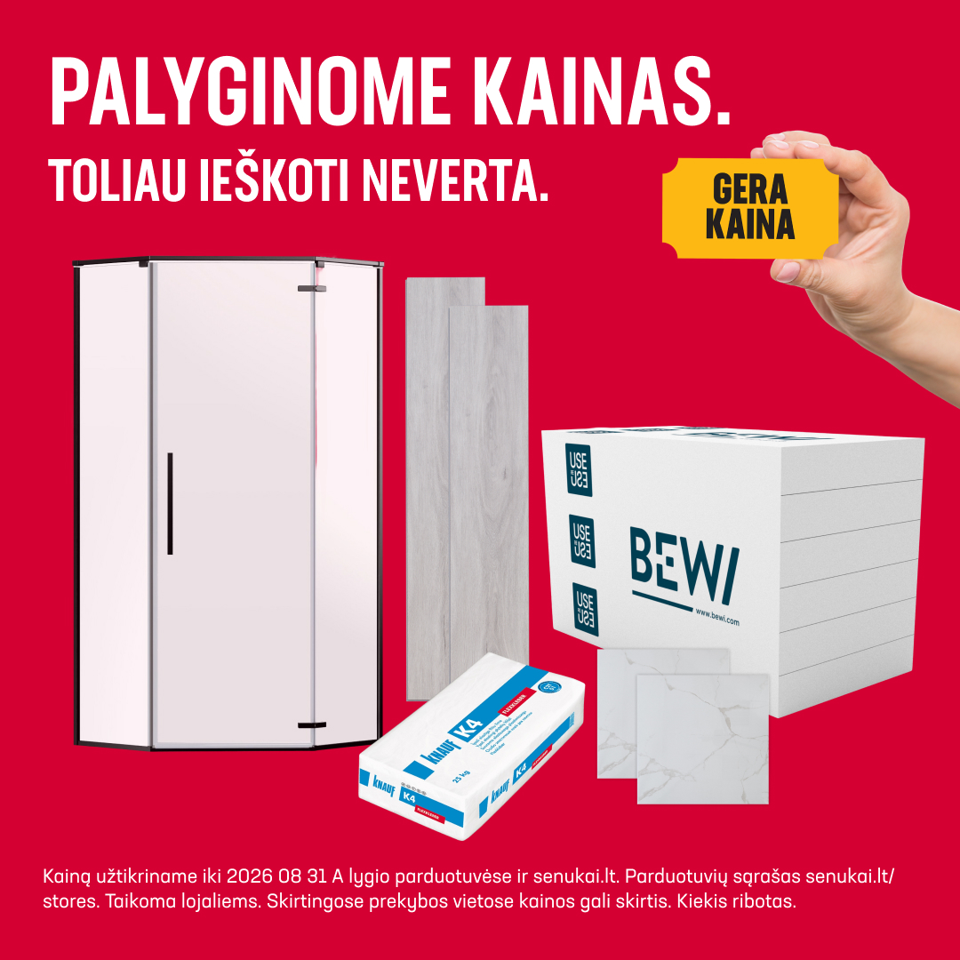 Senukai Facebook ad