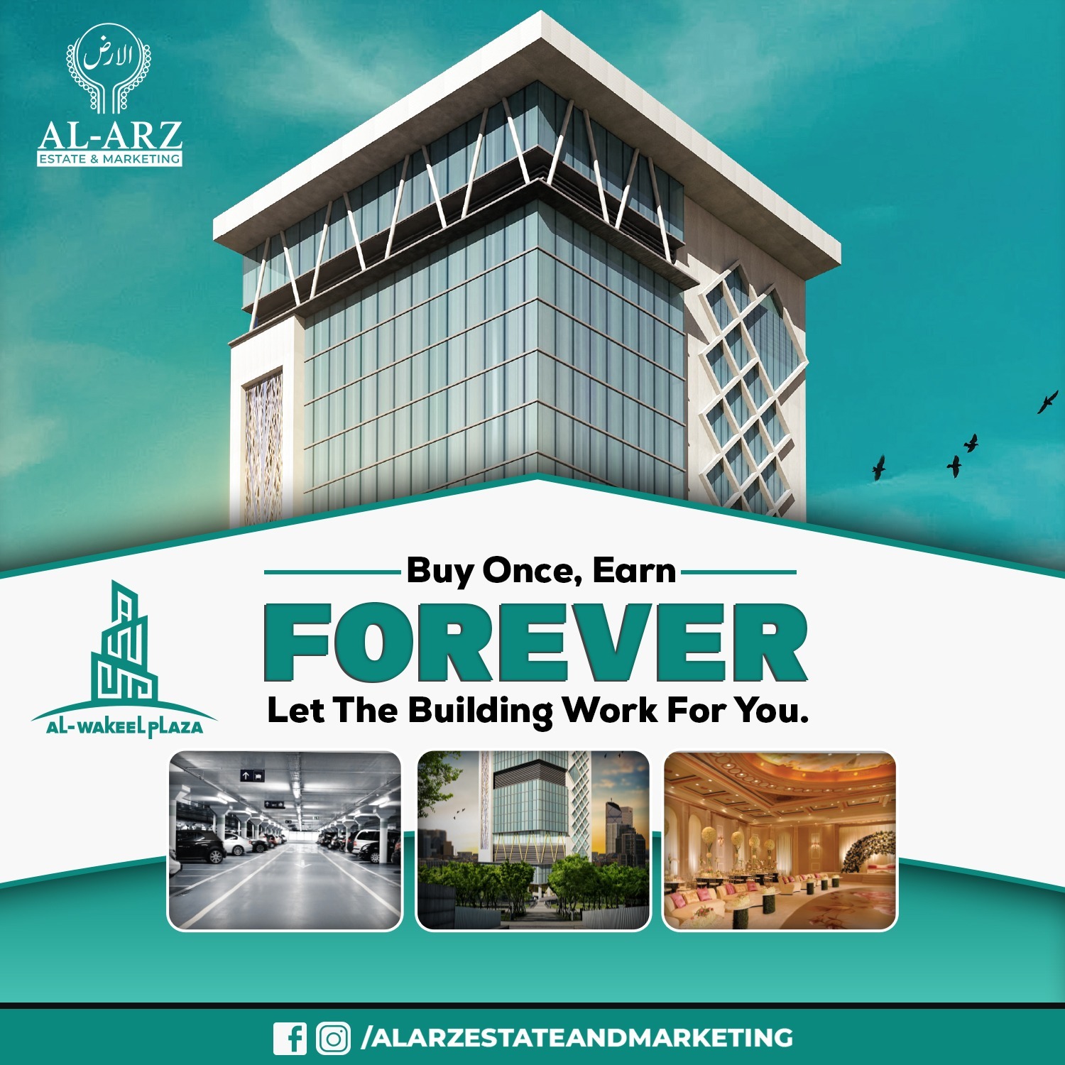 AL ARZ Estate & Marketing Facebook ad