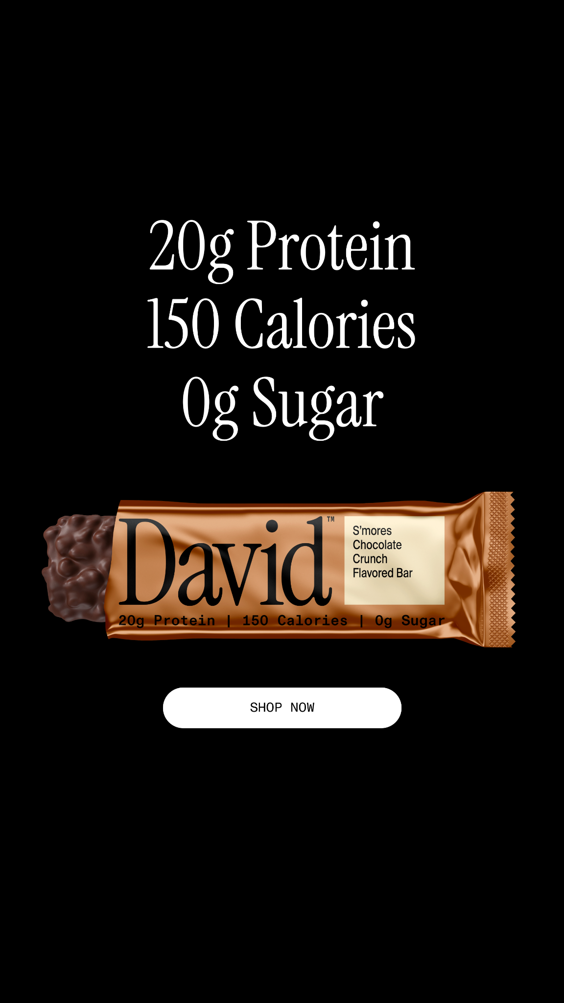 David Protein Facebook ad